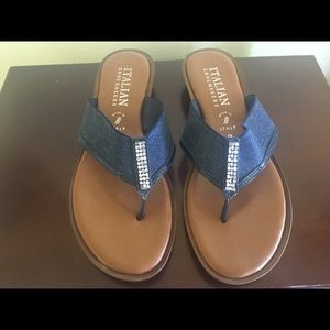 Italian shoemaker flip flops
